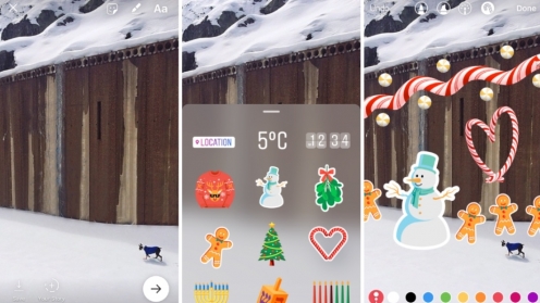 Novos stickers para Instagram Stories na vers&atilde;o 10.3 do app